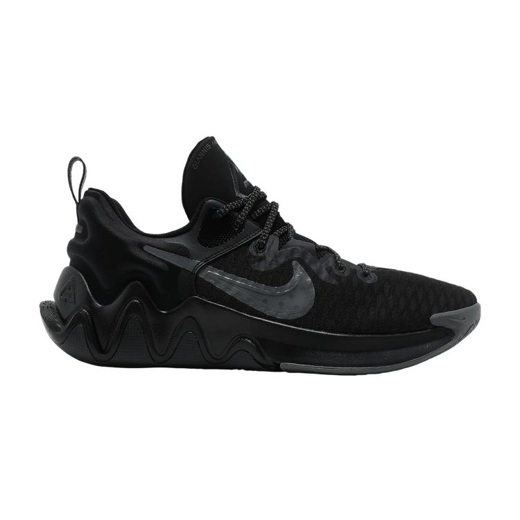 Nike Giannis Immortality Black Iron Grey Мужские кроссовки антрацитовый прозрачный CZ4099-009