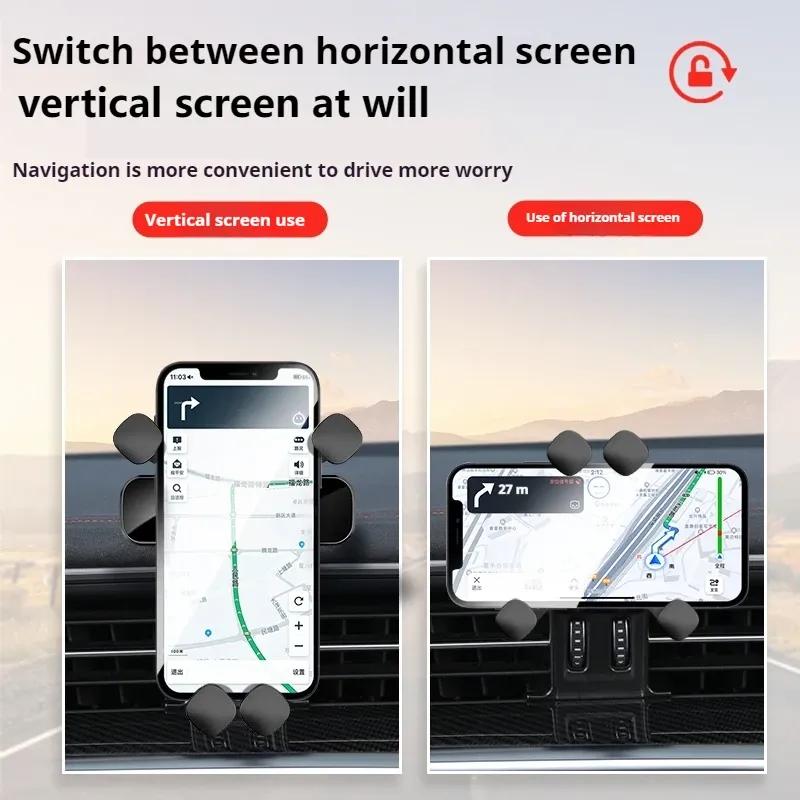 Car Phone Holder For Mercedes Benz GLK X204 2013-2015 Gravity Stand Mount Support Horizontal GPS Mobile Bracket Accessories