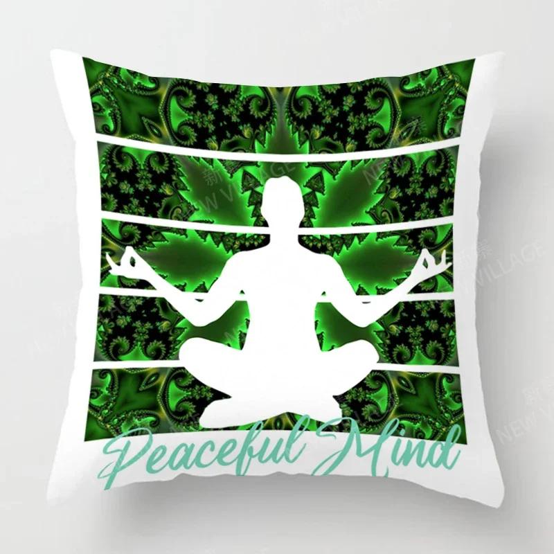 Осенний Домашний Декор Осенний Декор Гостиной Наволочка для Декоративной Подушки Диван Бохо Наволочка Мандала