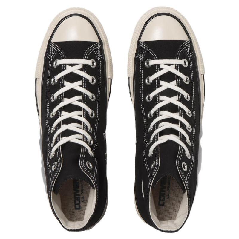 Converse All Star US HI Удобные и универсальные высокие парусиновые кеды Унисекс Черный