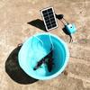6V 3.5W Solar Air Pump Fish Tank Oxygenator with Dual Aquarium Pipe & Air Bubble Stone Outdoor Pond