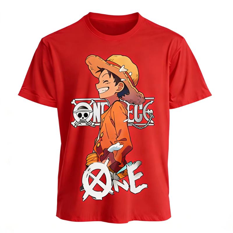 One Piece Anime Graphic T Shirt Men Women Luffy Cotton Summer 2026 Casual Short Sleeve Tee Cartoon Print Tops Manga Cosplay Y2k