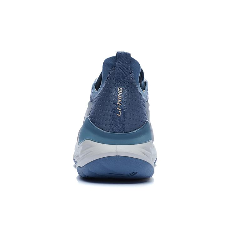 Li Ning Удобная Амортизация Нескользящая Износостойкая Светоотражающая Низкие Беговые Кроссовки Мужские Цвет: Сланцево-синий ARER019-2