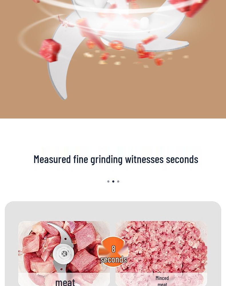 Автоматическая многофункциональная кухонная мясорубка и кухонный комбайн из нержавеющей стали