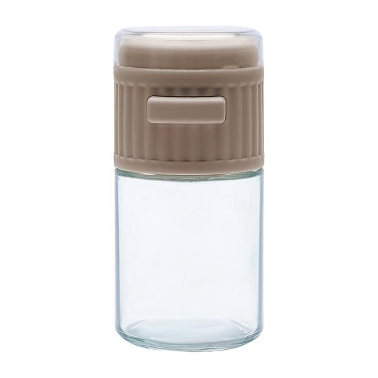 Солонка прозрачная, точный контроль, количественная, каждое нажатие, 0,5 г, для здорового ежедневного потребления, герметичный дозатор для перца, специй, мерная бутылка для приправ