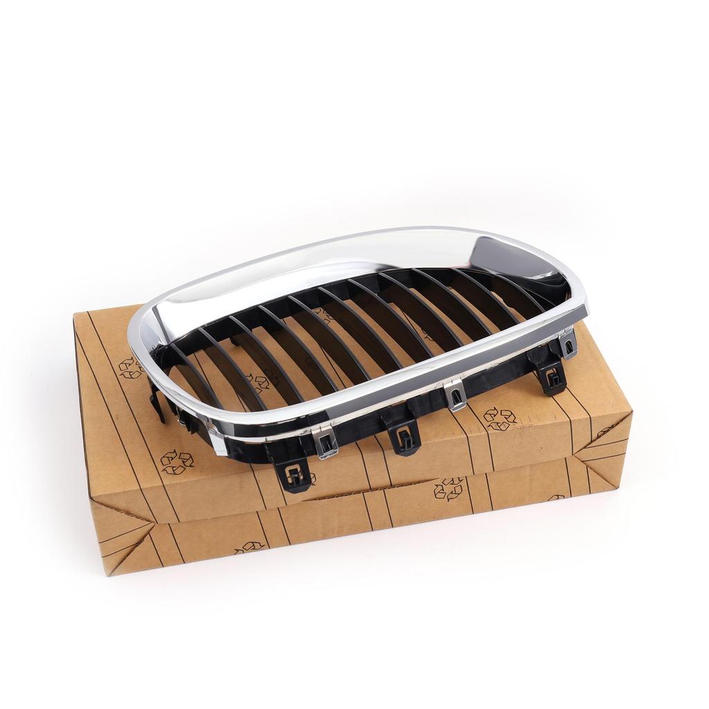 Half Chrome-Plated Front Grille for BMW Models 51137065701, 51137065702