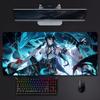 Красивый Игровой Коврик для Мыши Honkai Star Rail Imbibitor Lunae Большой Игровой Коврик для Мыши Со Прошитыми Краями Утолщенный Коврик для Стола ПК