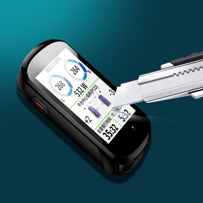 Защитная пленка для экрана из закаленного стекла для велокомпьютера GPS-секундомера, устойчивая к царапинам, высокая четкость для Edge 840/540