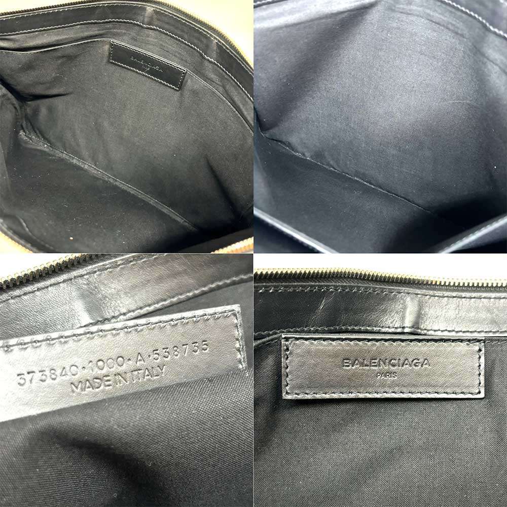 Б/у сумка-клатч BALENCIAGA NavyClutch холст Женская