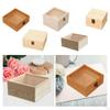 Wooden Storage Box Flower Decorative Candy Container Wood Keepsake for Centerpiece