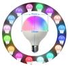 16 Colors Multicolor RGB LED Bulb E27 Base 220V Lighting Dimmable 24 Key Remote Control Atmosphere Neon Light