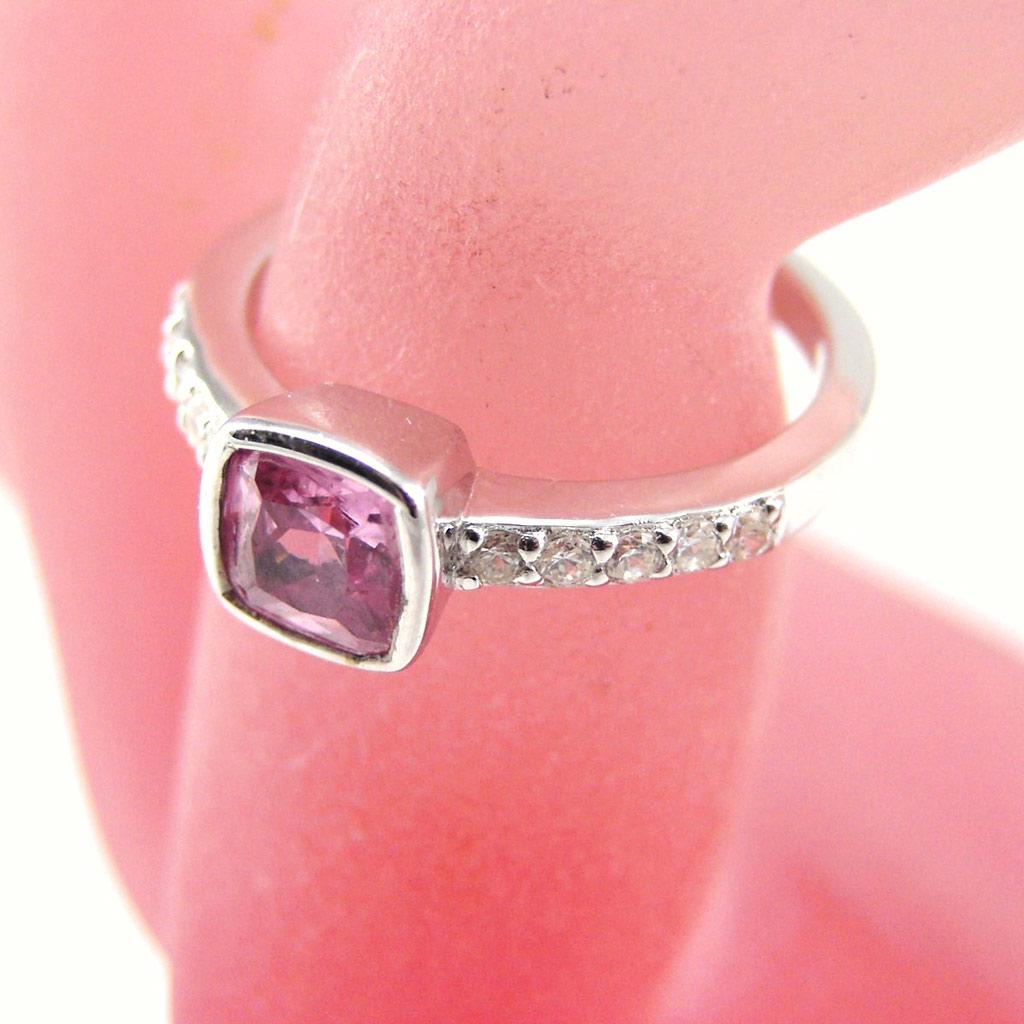 Bague Argent 'Scarlett' Rose