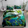 Ancient Turqoise Sea Turtle Art Duvet Cover Set King Queen Double Full Twin Single Size Bed Linen Set