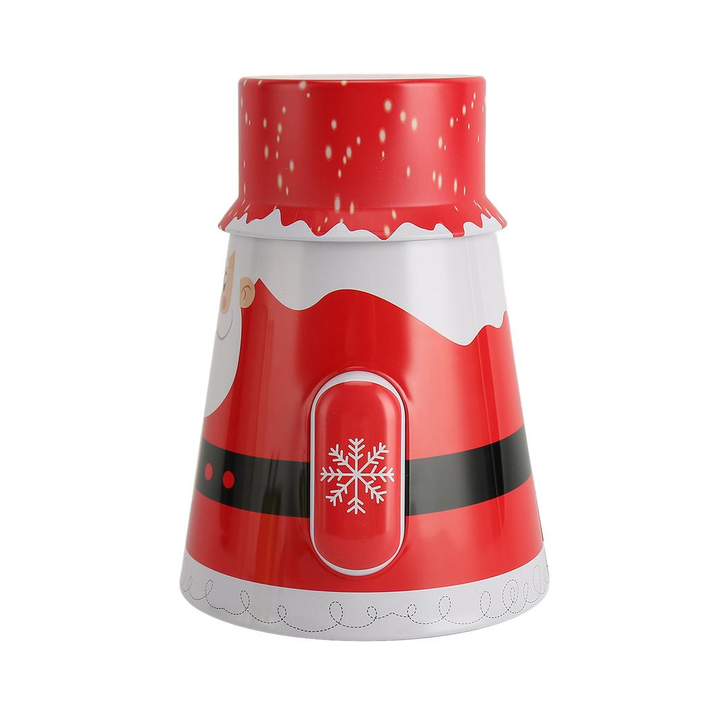 Рождественская жестяная банка для конфет, яркие цвета, не выцветающая, прочный металл, дизайн "неваляшка", рождественская банка для конфет для