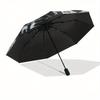 "Yin Yang Tiger Wall Art: Unique Home Decor"Umbrella, Portable 3-Fold Compact Umbrella for Men & Women ES18
