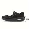 Women's Casual Mesh Sneakers, Breathable & Comfort Platform Soft Sole Shoes, Daily Walking Wedge Footwear