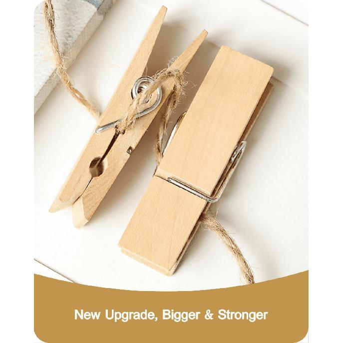 Деревянные прищепки P, 15 шт., прочные и надежные, из натурального дерева, для развешивания одежды, фотографий, поделок, маленькие, для декора класса, для поддержания духа