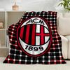 1PC 1909 Football Club Flannel Blanket Gift, Suitable for Both Men And Women, Soft Ideal for Beds And Sofa, Birthday Or Christmas Gift