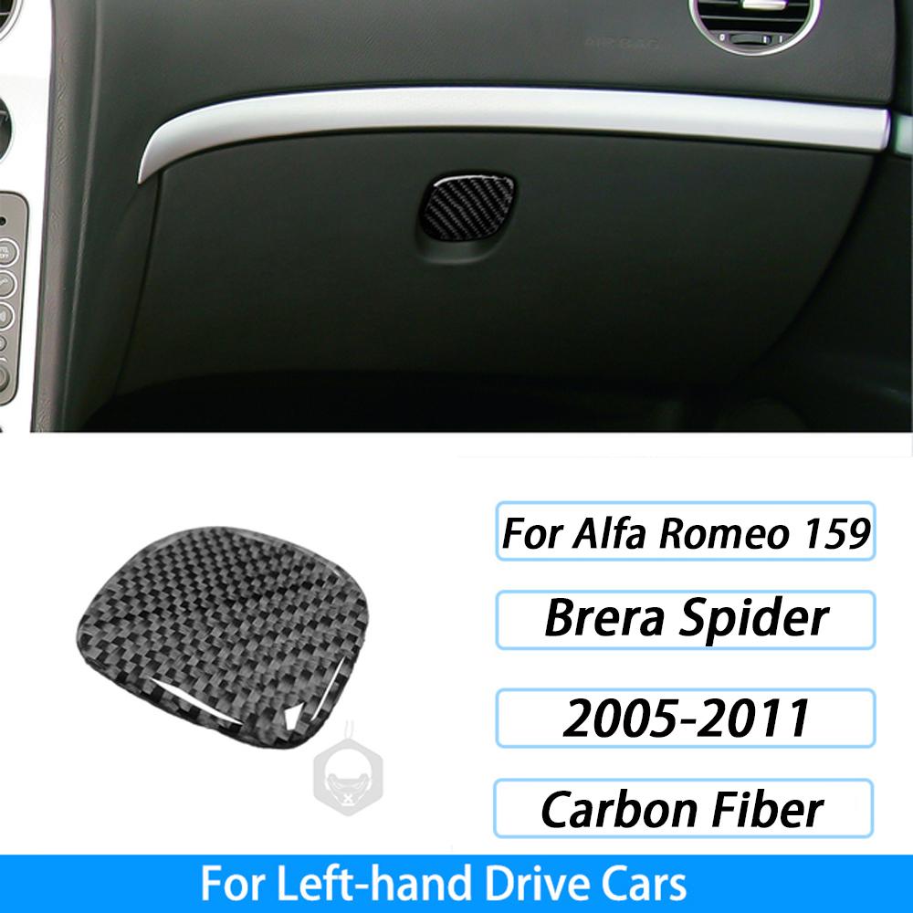 Carbon Fiber Gear Air Outlet Window Lift Steering Wheel Panel Suit Car Interior Accessories Sticker For Alfa Romeo 159 2005-2023