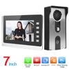 Видеозвонок с ЖК-дисплеем 7 дюймов, проводной, с двусторонней радиосвязью, ночным видением, TFT-дисплеем, удостоверением личности, водонепроницаемостью 100?Вилка 240VUS