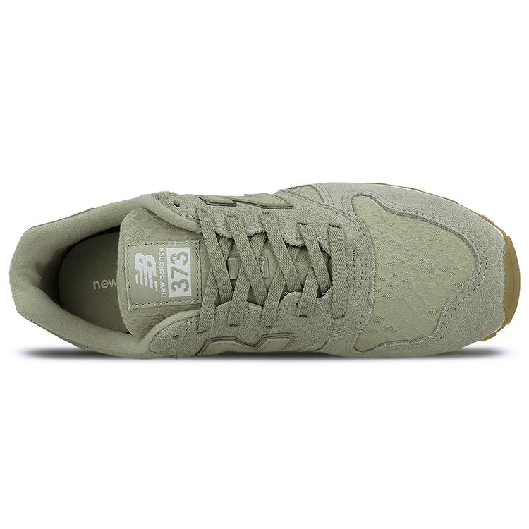 New Balance Nb 373 Удобная ткань Синтетическая кожа Низкие кроссовки для бега Женские кроссовки Темно-серые WL373MIW