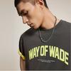 Li Ning Wade Series Удобная влагоотводящая спортивная футболка с коротким рукавом для мужчин, цвет графитово-серый AHSU173-8