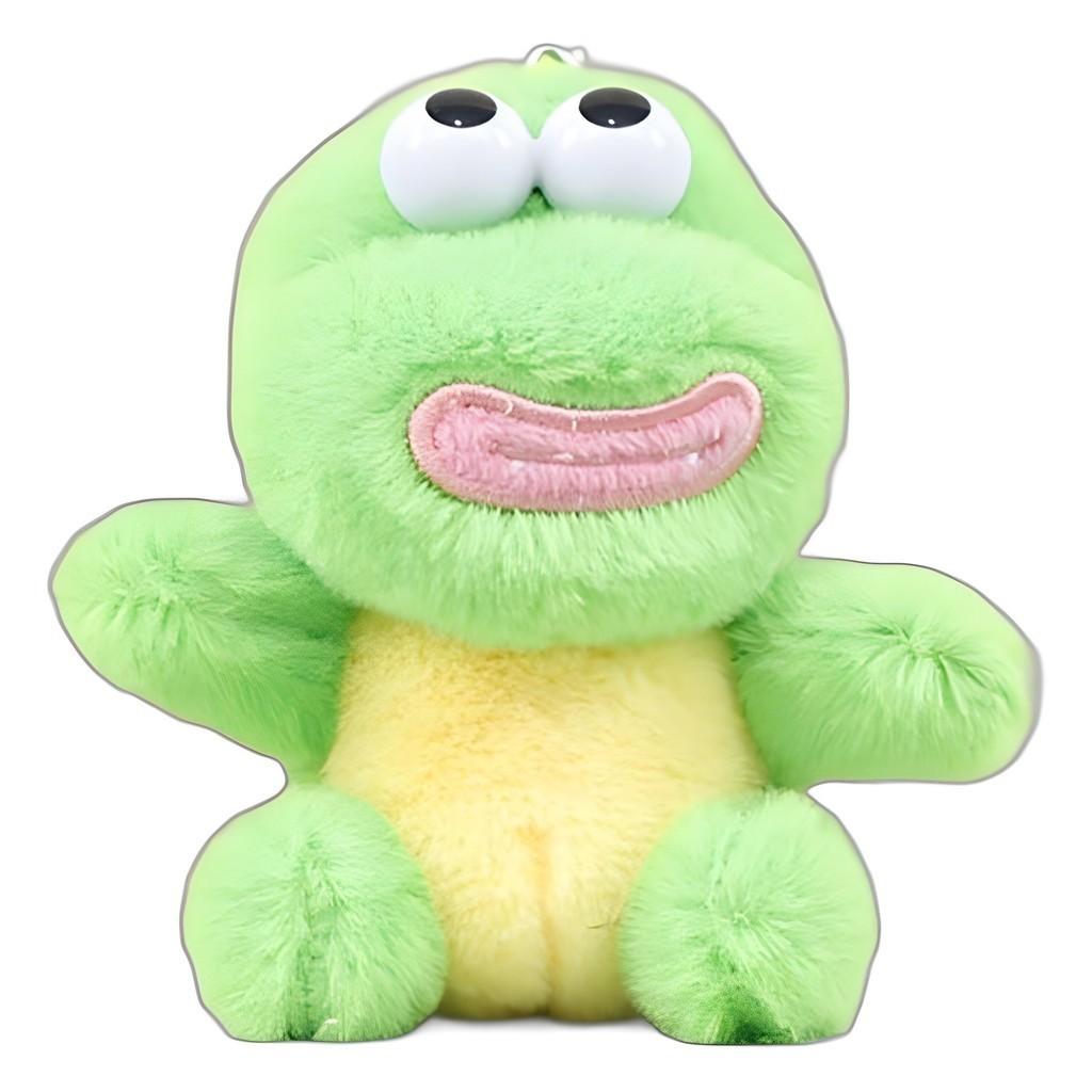 Lovely Green Dinosaur Plush Keychain For Couples Cute And Soft Bag Ornament