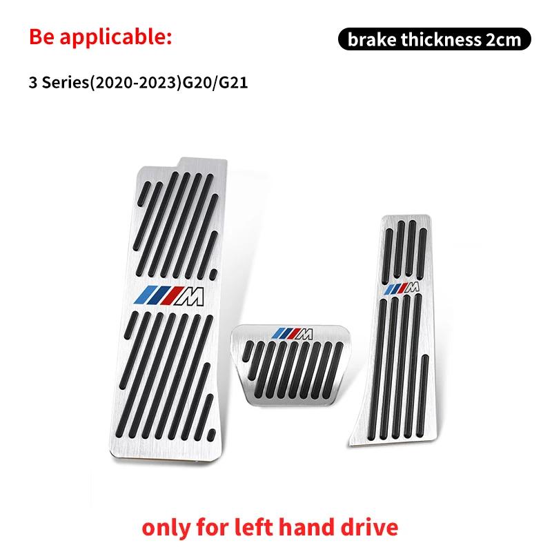 Car Sticker 2025 Hot 2Pcs Car Logo Door Pedal Cover Alloy Door Pedal Cap Accessories For BMW E46 E90 E60 F30 F10 E39 E36 F20 E87