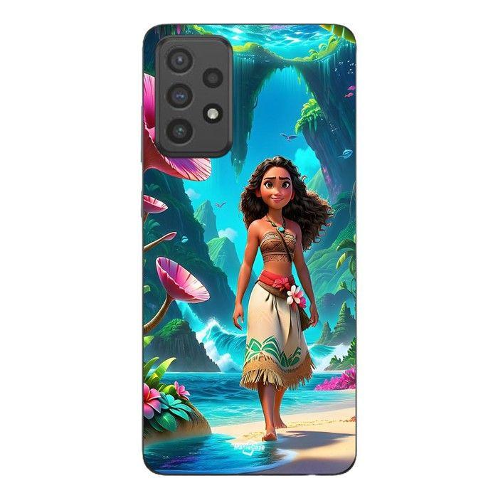 Coque de téléphone - MANIACASE - Samsung Galaxy A53 - Vaiana Art - Silicone TPU - Souple