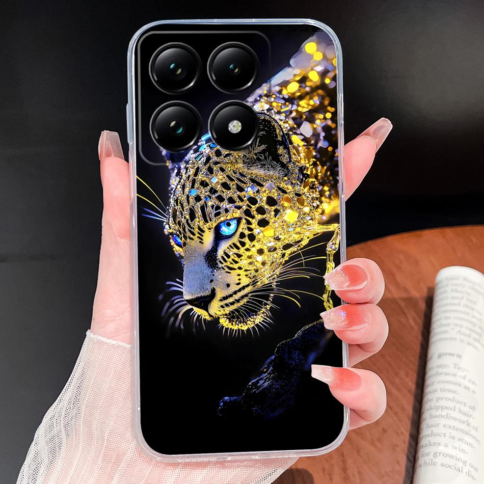 For Xiaomi 15T 14T Pro Phone Case Lovely Fish Patterns Soft TPU Clear Silicone Bumper For Xiaomi 15TPro 14 T Lightweight Funda