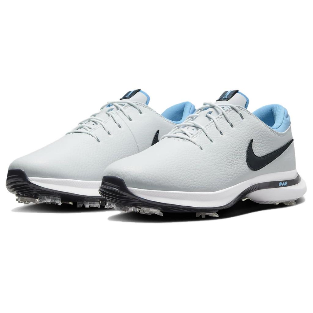 Nike Кроссовки Air Zoom Victory Tour 3 Wide Pure Platinum Obsidian Unisex, белые, Aquarius-Blue DX9025-002