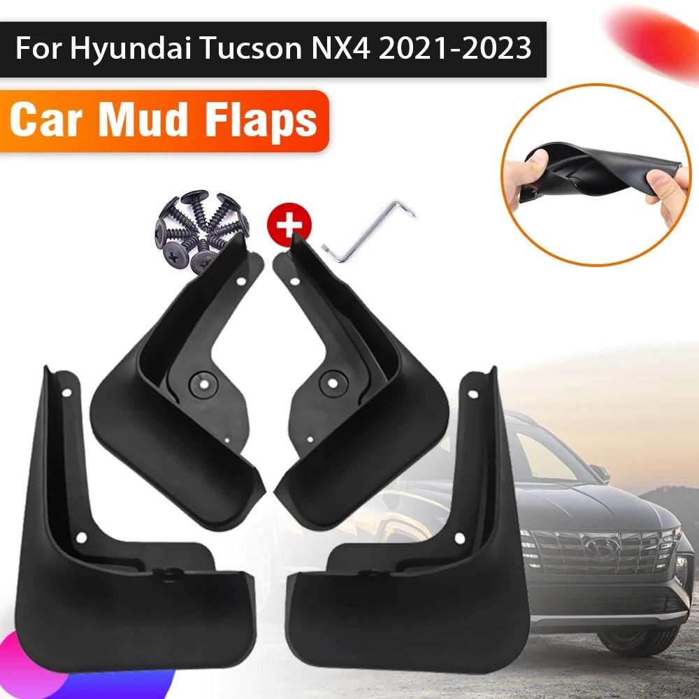 4 шт. автомобильные брызговики для Hyundai Tucson 2022 автомобильные аксессуары 2023 NX4 брызговик брызговики передние и задние крылья