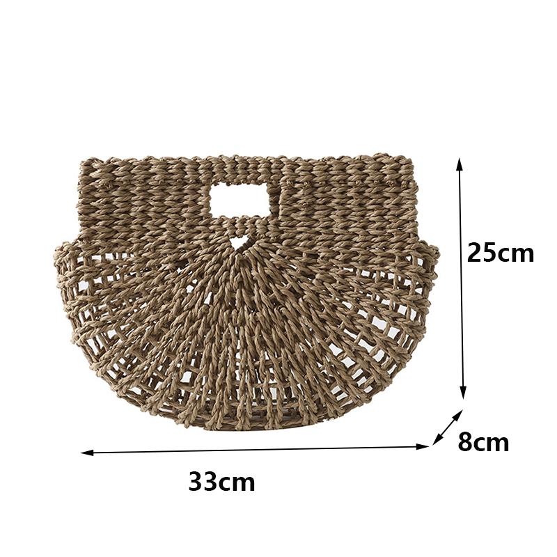 Yogodlns Богемная пляжная сумка большой вместимости, женская соломенная сумка, стильная сумка из натуральной травы, дизайнерская женская сумка-корзина ручной работы, сумка через плечо