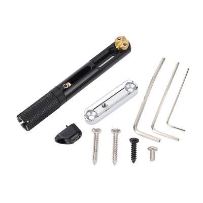 Безголовый гитарный бридж, металлический одинарный комплект седловых порожков для 5, 6, 7 струн, безголовый гитарный бридж, комплект