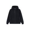 Training Series Solid Color Zipper Hooded Fleece Jacket Women Jackets Basic-Black 162347718-4