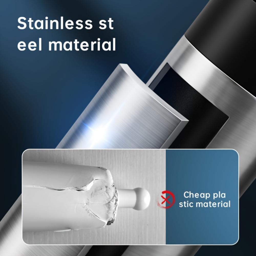 Toilet Drain Dredger, Toilet Drain Plug Set, Stainless Steel High Pressure Pneumatic Drain Gun with Visual Barometer, for Bathroom Kitchen Floor Drain