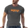 Orange Amplification Tshirt High Elasticity Sports Tee Shirt