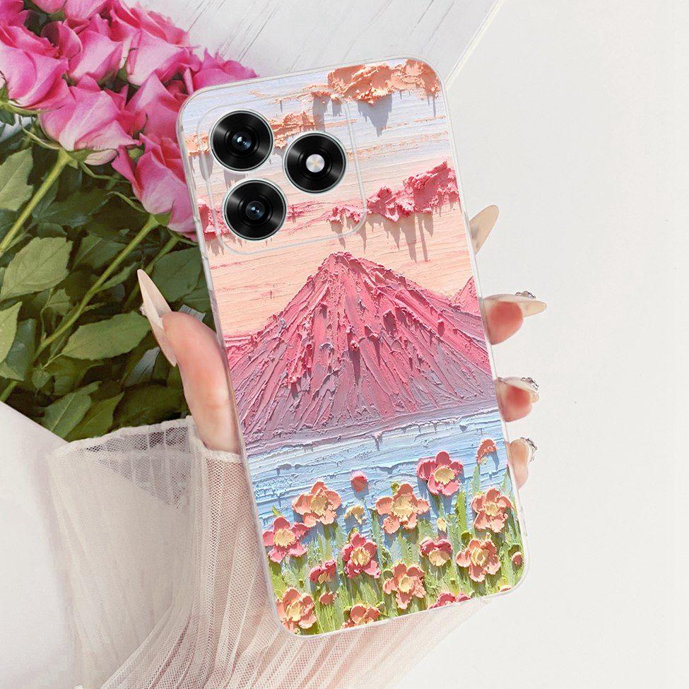 Case For Honor X5C Plus Cover Transparent Luxury Cute Cat Fashion Butterfly Cool Painted Casing For Honor X5cPlus
