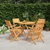 VidaXL 5-Piece Garden Dining Set, Dining Set with Table and Chair, Lounge Set, Patio Furniture, 3155030