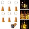1PC 1.5M Solar Cork Wine Bottle Stopper Copper Wire String Lights  Lamps