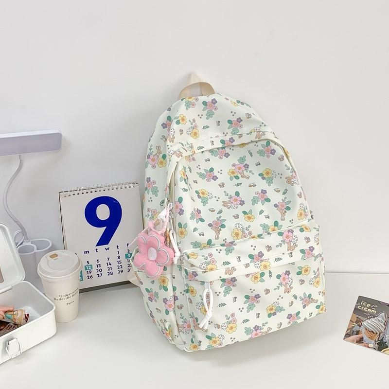 Style Small Backpack With Nylon Construction And Features For Students And Travel
