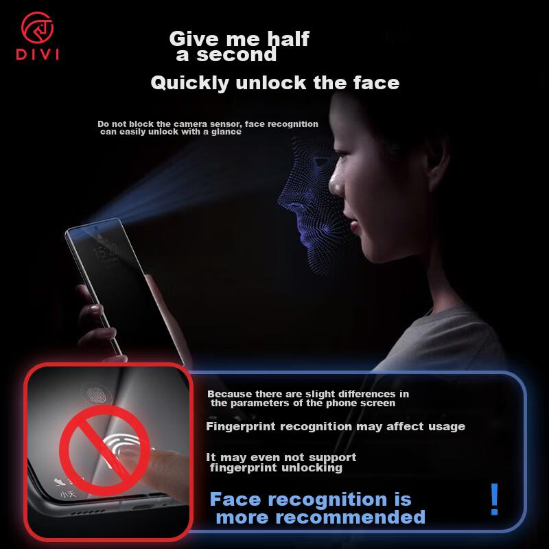One-Step Application Screen Protector for Huawei Pura70, Full Adhesive P70 Full Coverage Hydrogel High-Definition Non-Tempered Shockproof Soft Film