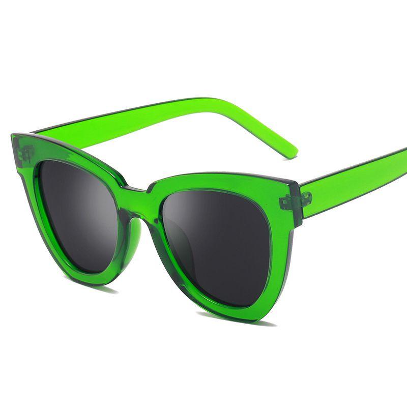 Elegant Women Lady Retro Cat Eye Sunglasses Fashionable Designer Square Frame Shades