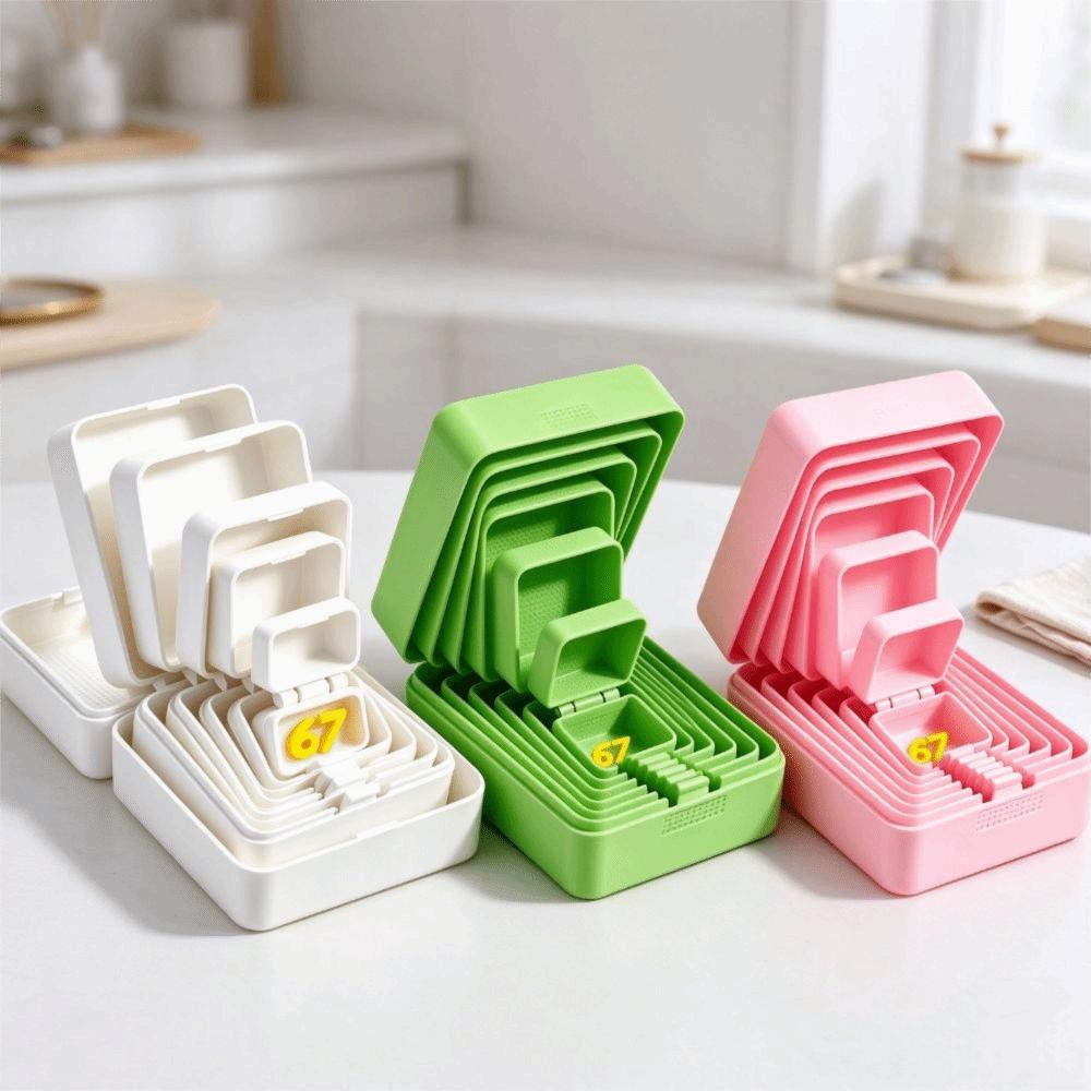 7-Layer 3D Printed Jewelry Storage Box 67 Hidden Safe Box Can Hold Rings Nesting Box  Halloween