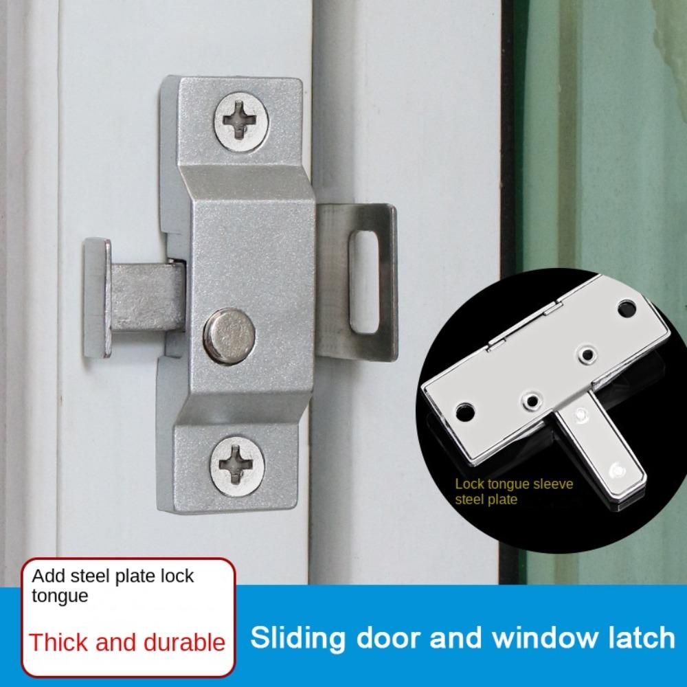 Zinc Alloy Sliding Door Latch Anti-theft Security Bolt Latch New Cabinet Buckle Door
