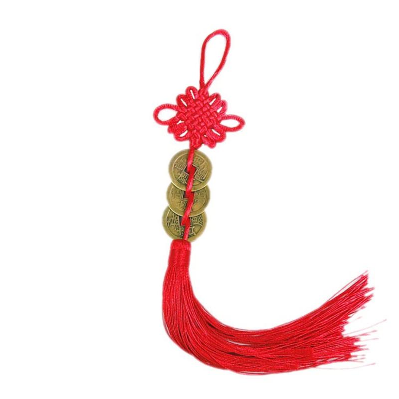 Chinese Knot Pendant Ornament Feng Shui Good Luck Fortune Wind Chimes Spring Festival Home Hanging Decorations