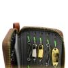 PU Leather Lure Wallet Bag Carrying Case Fishing Bag Outdoor Sports Jig Spinner Bag  Tackle Bag