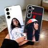 Чехол для телефона Singer B-Billie Eilish для Samsung S25, S24, S21, S22, S23, S30, Ultra, S20, Plus, Fe, Lite Прозрачный чехол