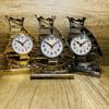 Desk Clock Home Decor Ornament Sailing Figurine Alarm Clock Table Clocks for Kitchen Bedroom Office Living Room Kids