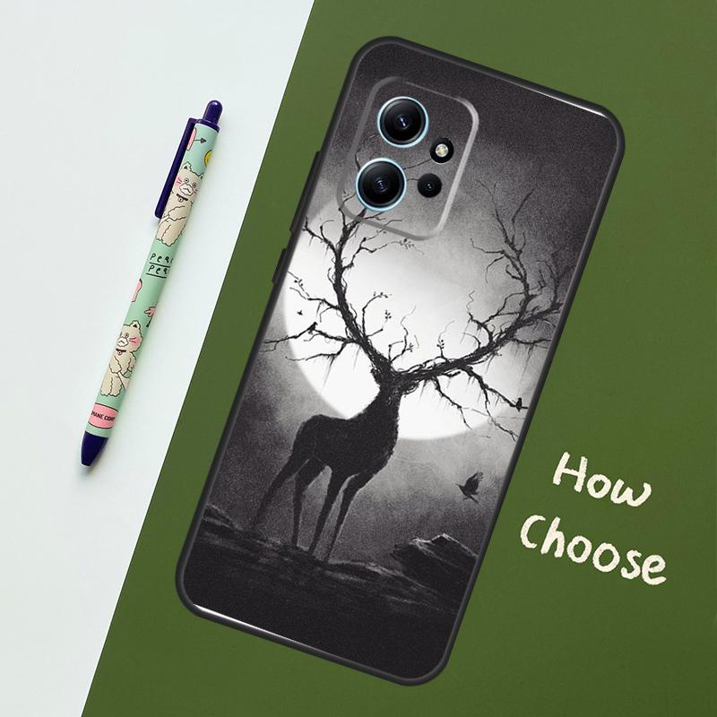 Чехол 'Олень' для Xiaomi Redmi Note 15 Pro Plus 14 13 10 11 12 Чехол для Redmi 15C 15 13C 12C 14C 10C